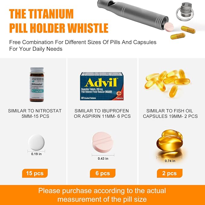 Titanium Emergency Whistle - Image 2