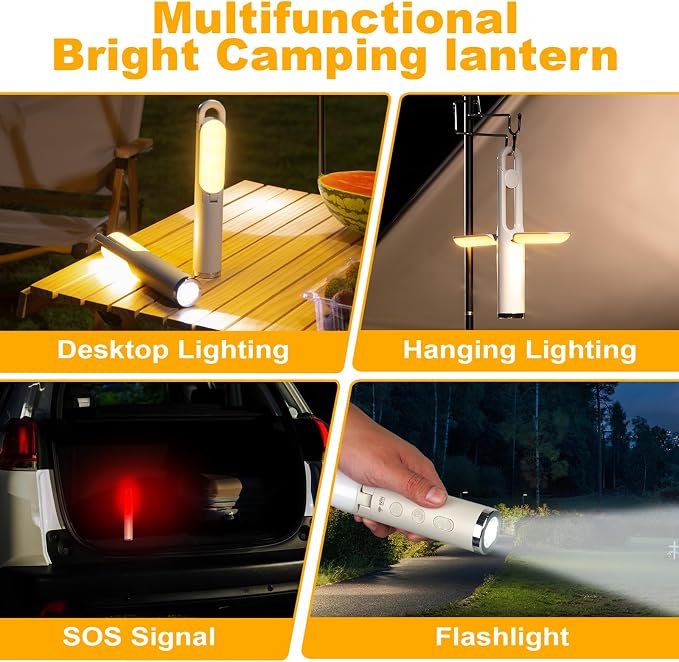 LED Camping Lantern, Rechargeable Emergency Light - Image 2