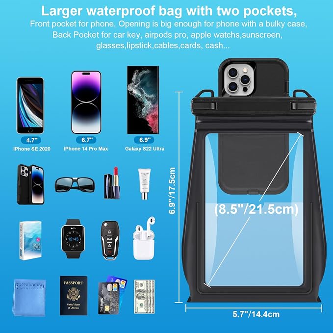 Large Waterproof Phone Pouch Floating, Waterproof Phone Case - Image 2
