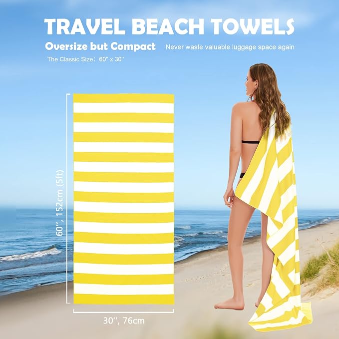 Your Choice Microfiber Quick Dry Sand-Free Beach Towel - Image 6