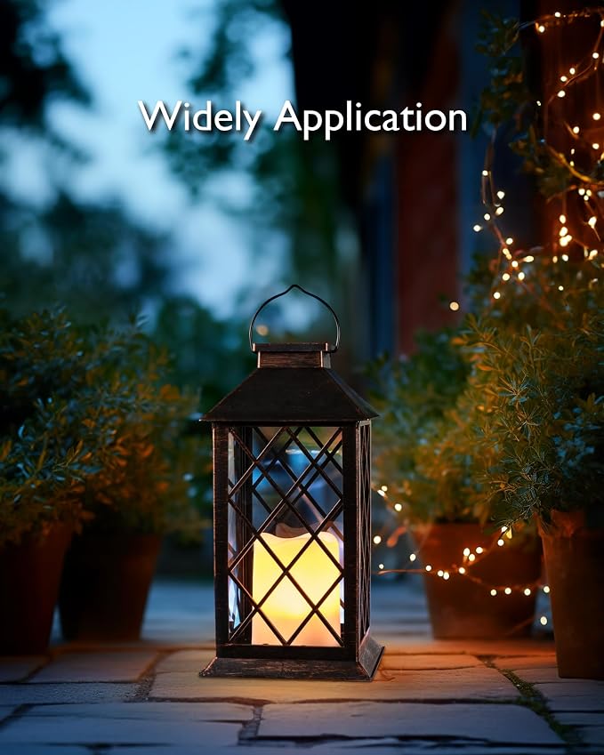Homemory Solar Lanterns Outdoor Waterproof Hanging - Image 7