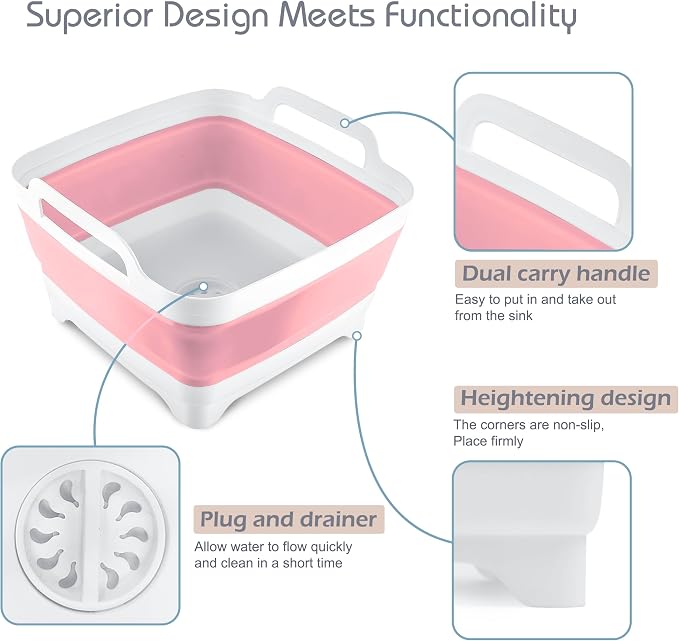 2.4 Gal Collapsible Dish Basin - Image 3