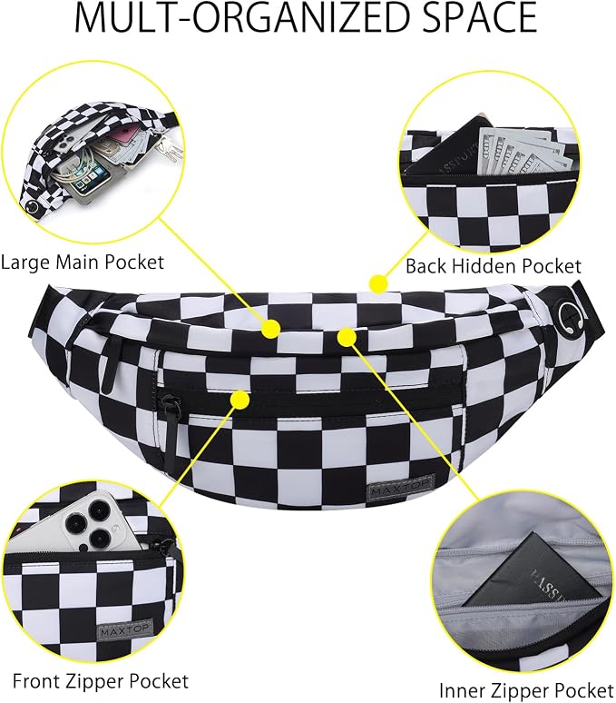 MAXTOP Large Crossbody Fanny Pack - Image 3
