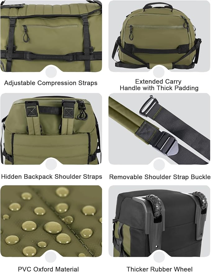 85L 29“ Foldable Rolling Backpack - Image 7