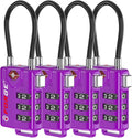 Forge TSA Approved Luggage Locks, Re-settable Combination by Forge