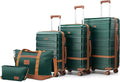 Luggage Sets 3 Piece with spinner wheels, PC+ABS Hard Shell Travel Luggage by Unknown