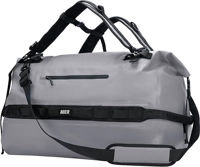 MIER Large Waterproof Duffel Bag Rolltop Dry Backpack Duffle Bags by MIER