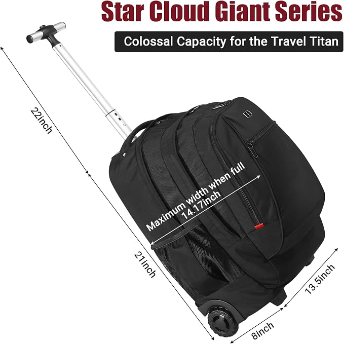 star cloud 21x14 x8 Rolling Backpack - Image 2