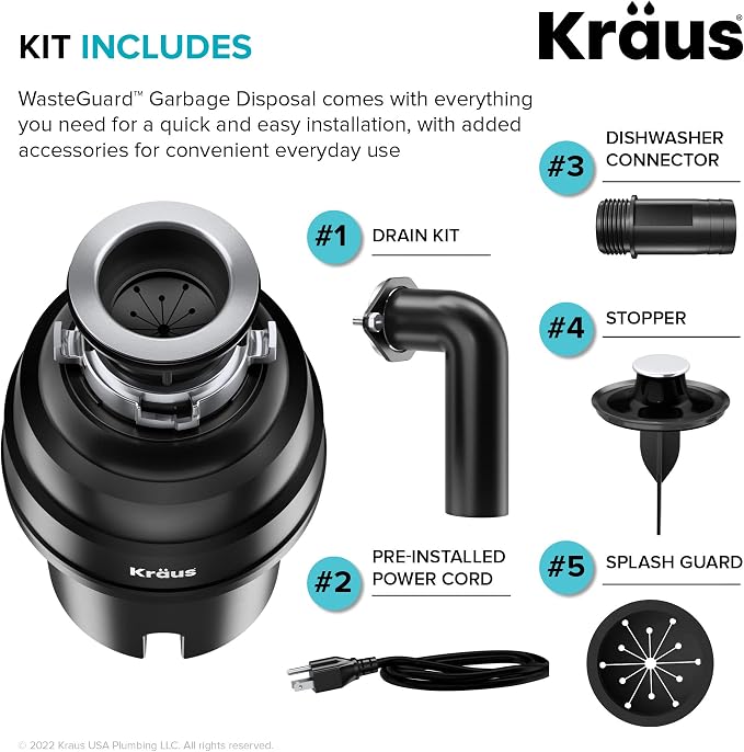 Kraus KGUW2-33MB-100-100, Bellucci Workstation 32 in. Undermount Granite - Image 6