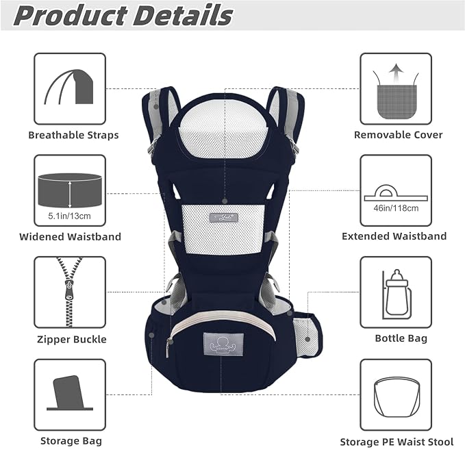 Baby Carrier Ergonomic Infant Carrier - Image 2