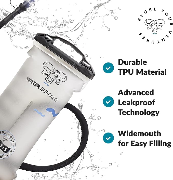 Water Buffalo Oasis Hydration Bladder – 2L and 3L Water Bladder - Image 3