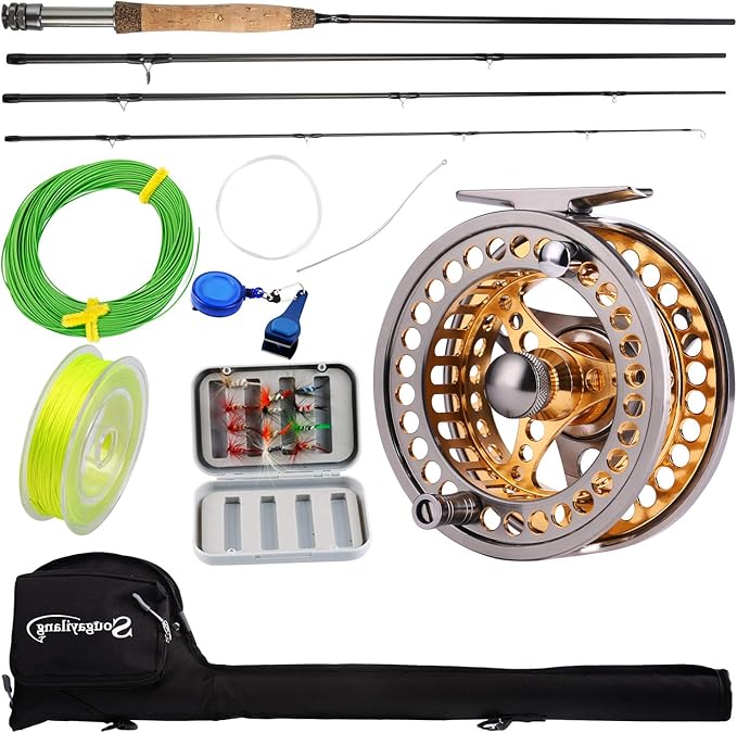 Sougayilang Fly Fishing Rod Reel Combos by Sougayilang