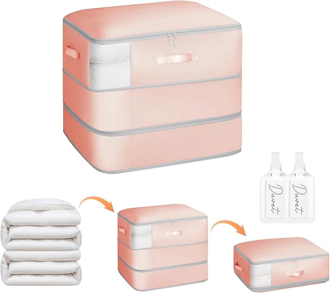 1 Pack Compression Storage Bags - 110L Large Capacity Comforter Storage Bag by Homsorout