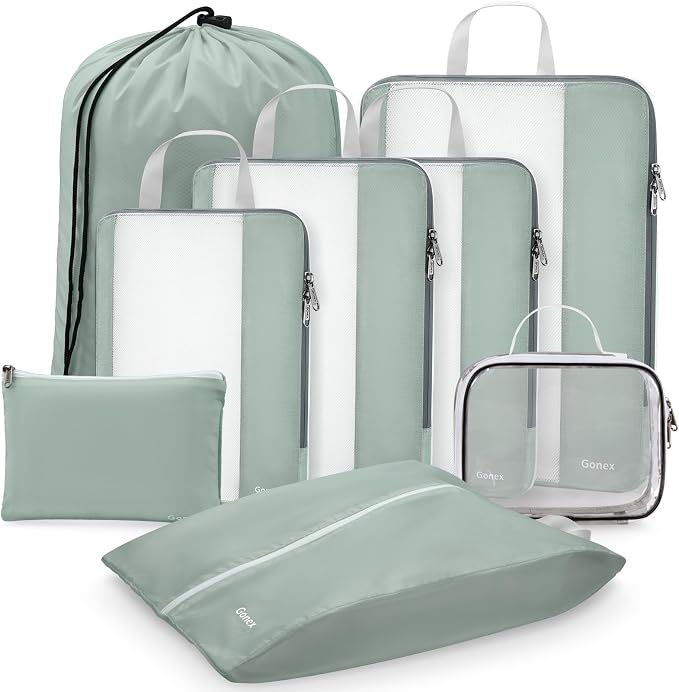 Gonex 8 Set Compression Packing Cubes - Image 9