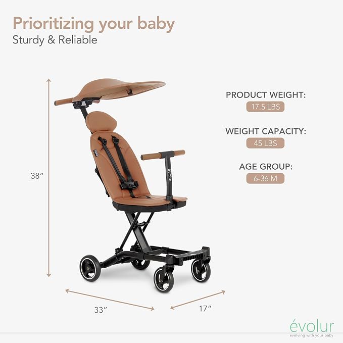 Evolur Cruise Rider Stroller - Image 3
