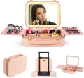 Lighted Makeup Case with Mirror by Unknown