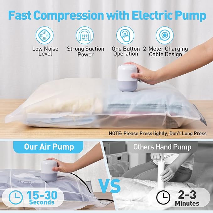 12 Pack Vacuum Storage Bags - Image 5