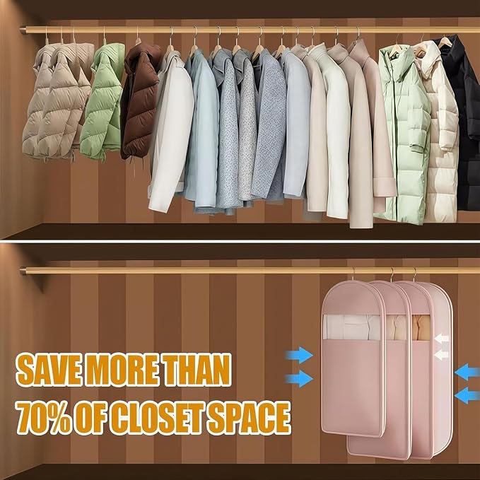Space Saving Hanging Garment Bag - Image 2