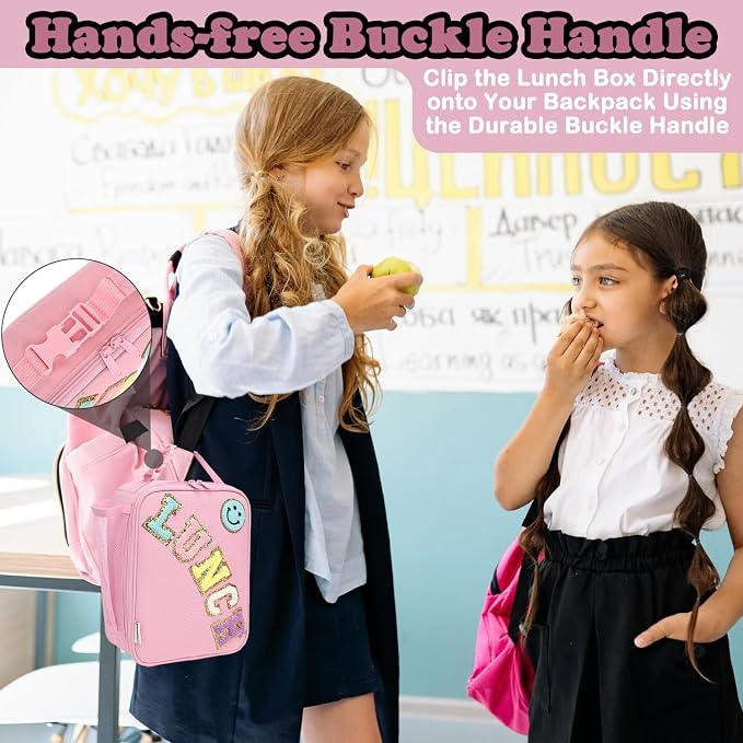 FlowFly Lunch box Insulated Soft Bag Mini Cooler Back to School Thermal Meal - Image 2