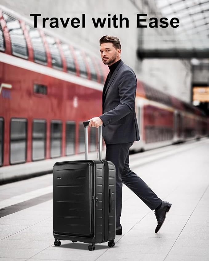 Expandable Checked Luggage, 28 Inch Luggage - Image 9