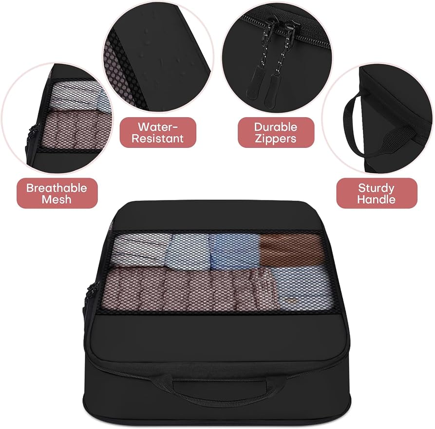 6 PCS Set Compression Packing Cubes - Image 4