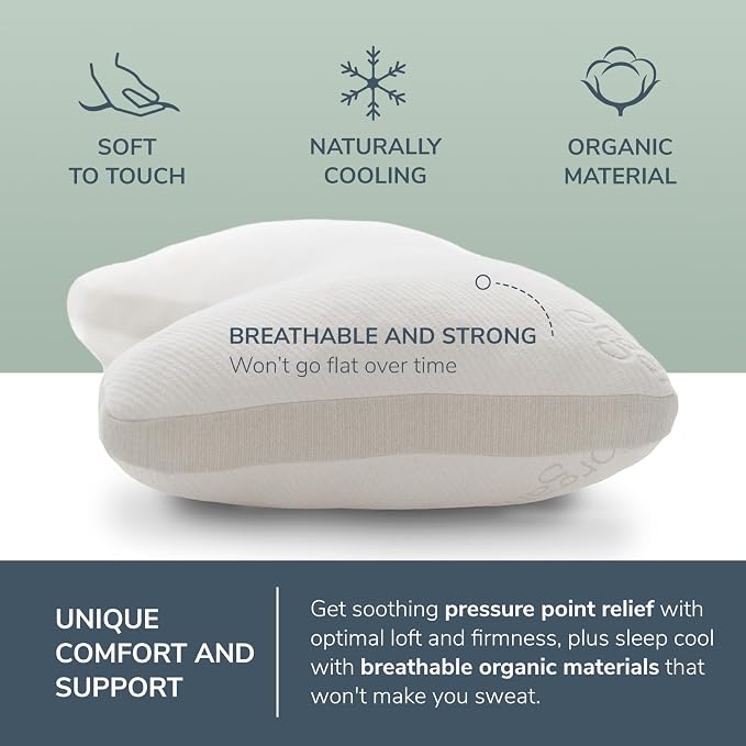 Naturepedic Organic Latex Side Sleeper Pillow - Image 4