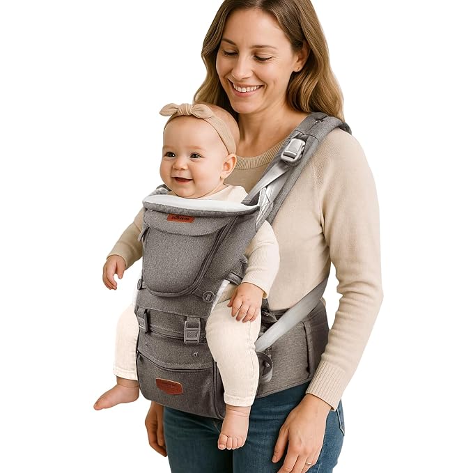 SUNVENO 3 in 1 Ergonomic Baby Carrier by SUNVENO