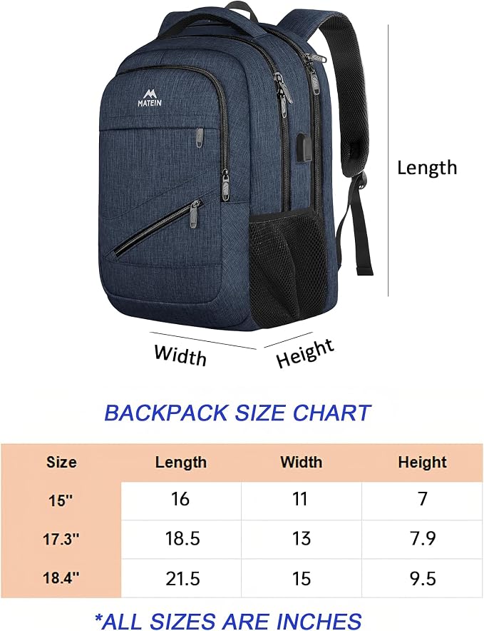 MATEIN Extra Large Laptop Backpack - Image 6