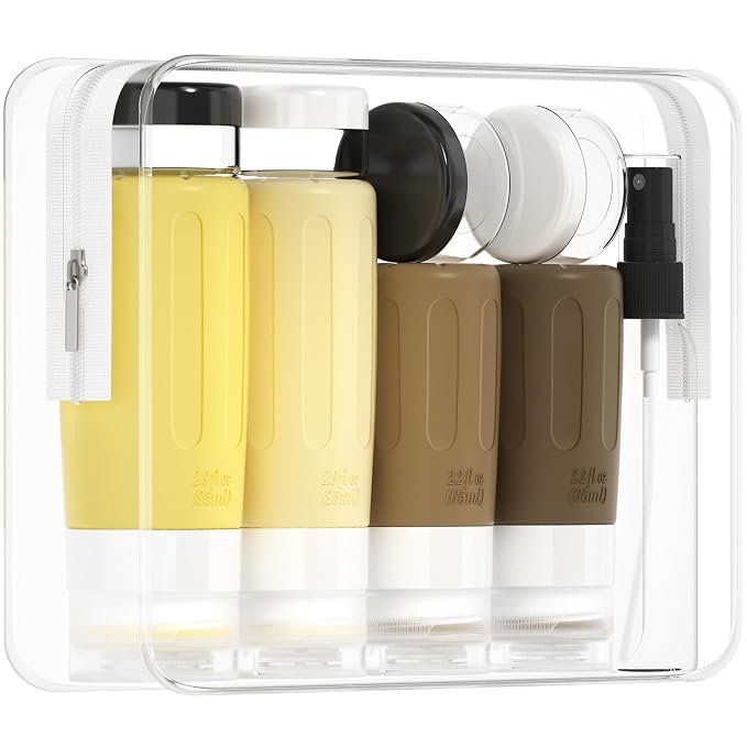 Morfone 16 Pack Silicone Travel Bottles Set by Morfone