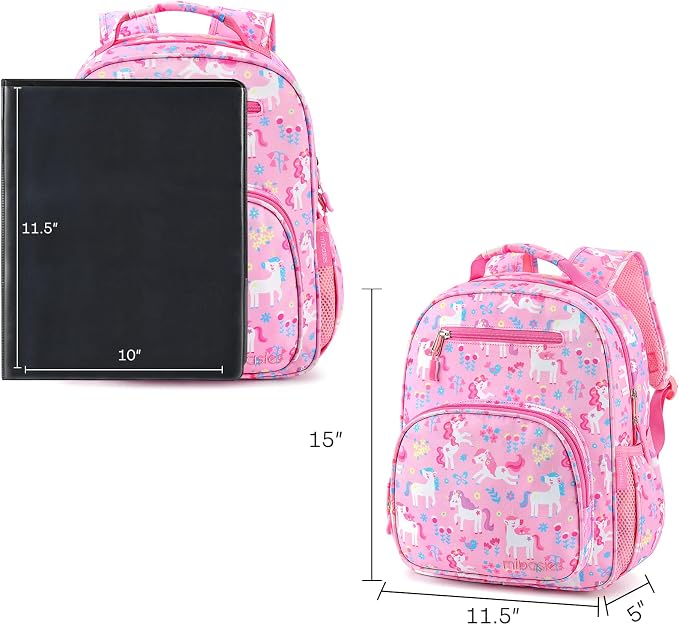 mibasies Girls Backpack 5-8: Lightweight Kids Backpacks - Image 5