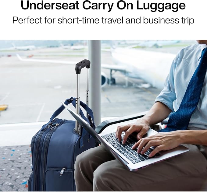 Hanke Softside Underseat Carry On Luggage - Image 8