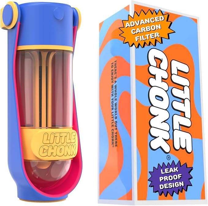 Lil Gulp Dog Water Bottle | Advanced Carbon Filtration by LITTLECHONK