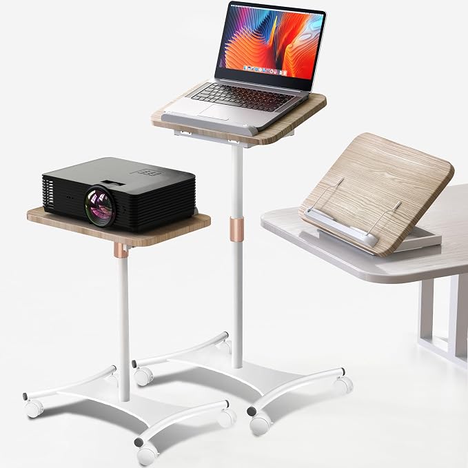 NAMON Laptop Floor Stand with Wheels - 2 in 1 Dual-use Floor & Desk by NAMON