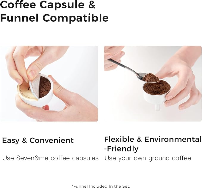 SEVEN&ME Espressor Machine Coffee Maker, - Image 7