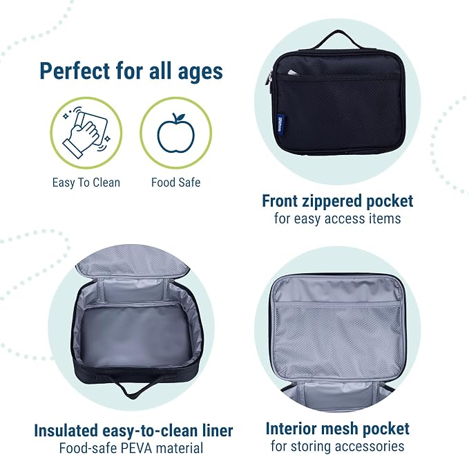 Wildkin Kids Insulated Lunch Box – Durable and Reusable - Image 4