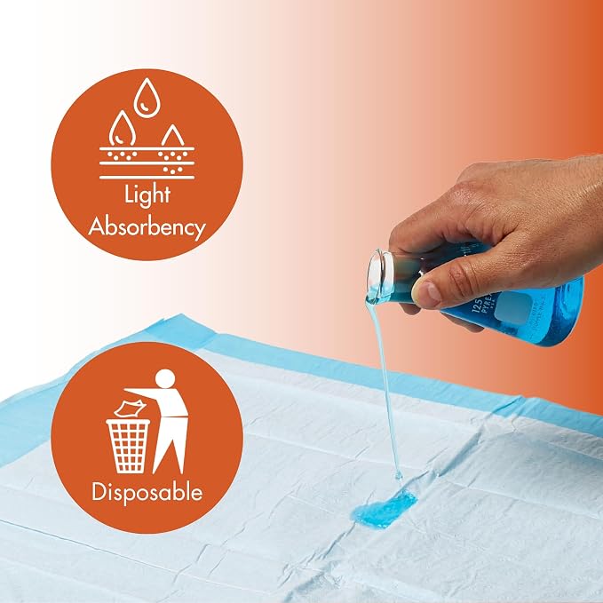 Caring Disposable Underpads, Baby Changing Liner Pads, Light Absorbency - Image 3
