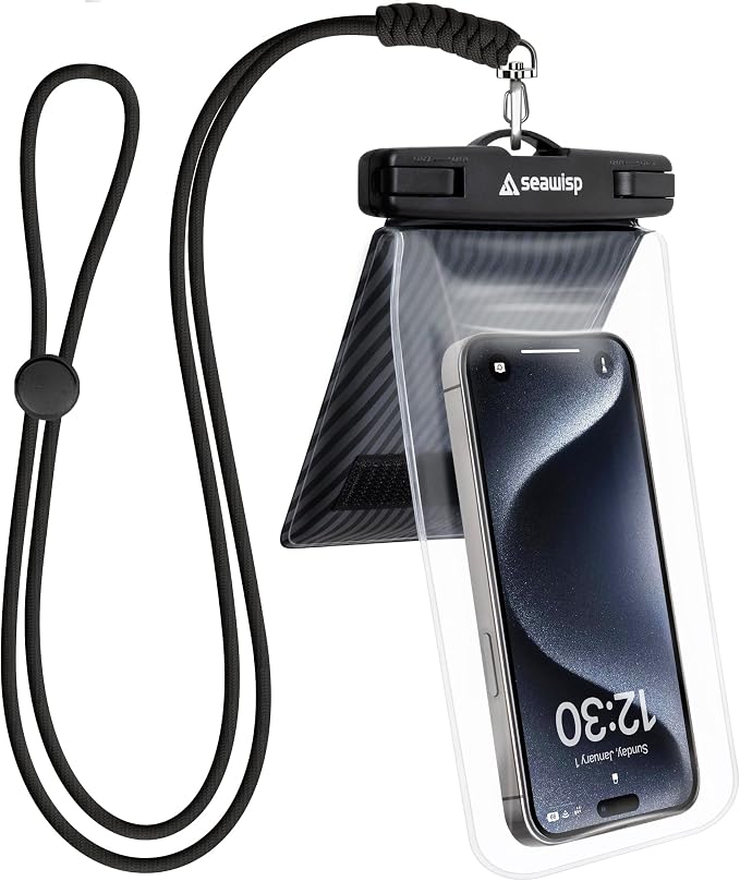 Universal Waterproof Phone Pouch IPX8 Dry Bag by Seawisp