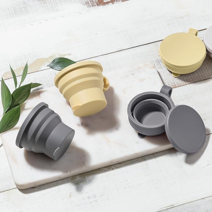 carrotez 2 pack Mini Silicone Collapsible Travel Cup - Image 8