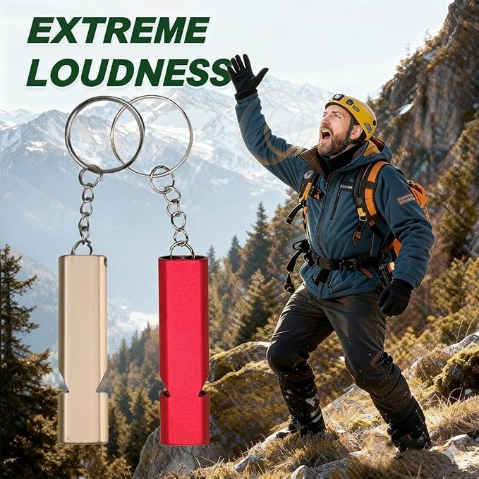 Professional 3-in-1 Survival Kit: Emergency Blanket, 120dB Whistle & - Image 5
