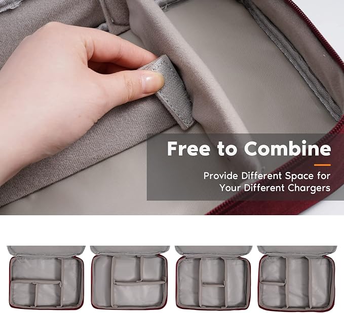 Electronics Organizer, OrgaWise Electronic Accessories Bag Travel Cable - Image 6