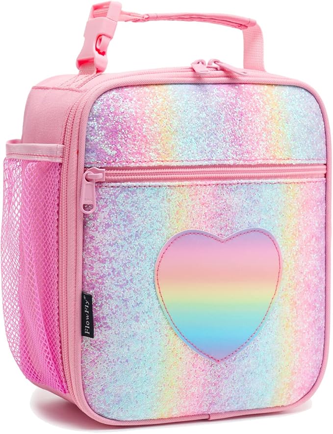 FlowFly Kids Lunch box Insulated Soft Bag Mini Cooler Back to School Thermal by FlowFly