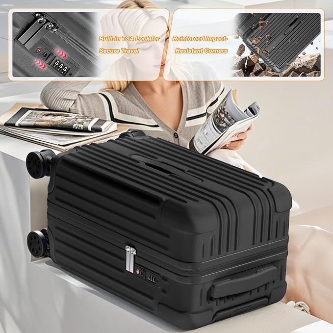 Krute Luggage Sets 2 Piece Suitcase - Image 8