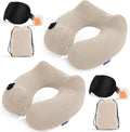 2 Pack Inflatable Travel Neck Pillows by Glyzia