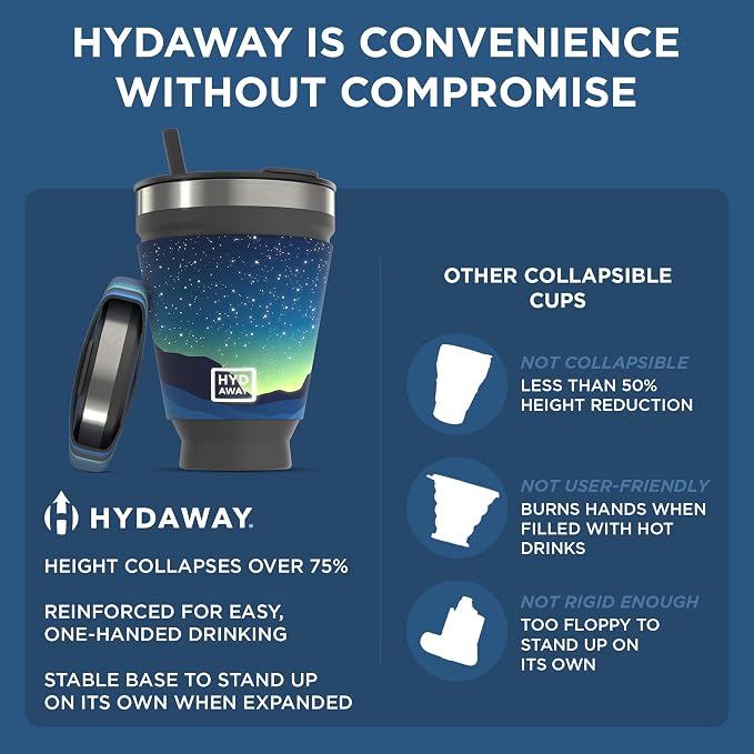 HYDAWAY 16oz Collapsible Tumbler - Image 6