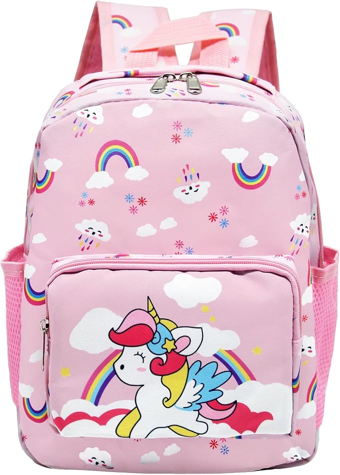 POWOFUN13 inch Kids Toddler Preschool Travel Backpack Cute Cartoon Backpack - Image 2