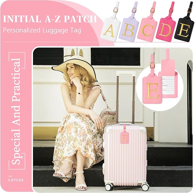 Personalized Initial Luggage Tags - Image 5