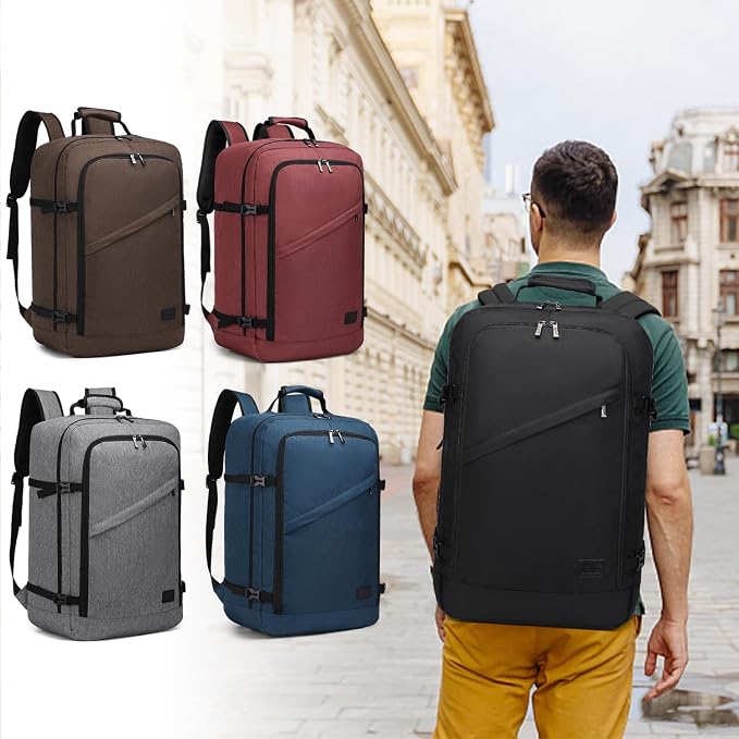 Kono Carry on Backpack, Waterproof Lightweight Daypack - Image 7