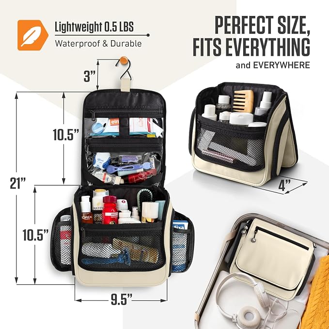VENTURE 4TH Hanging Travel Toiletry Bag - Image 2