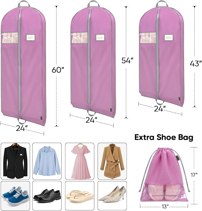 BALEINE 1PK Heavy Duty Garment Bag - Image 2