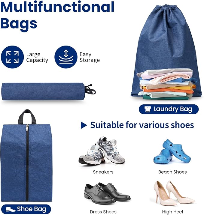 8 Set/6 Set/4 Set Compression Packing Cubes - Image 6
